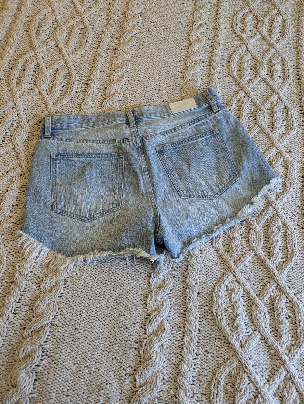 Pistola Hi-Rise Cutoff Denim Shorts Sz 30 - Picture 8 of 10